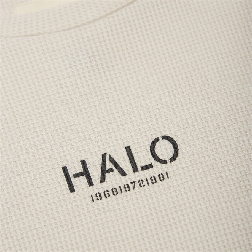 HALO T-shirts WAFFLE LS 610022 OFF WHITE